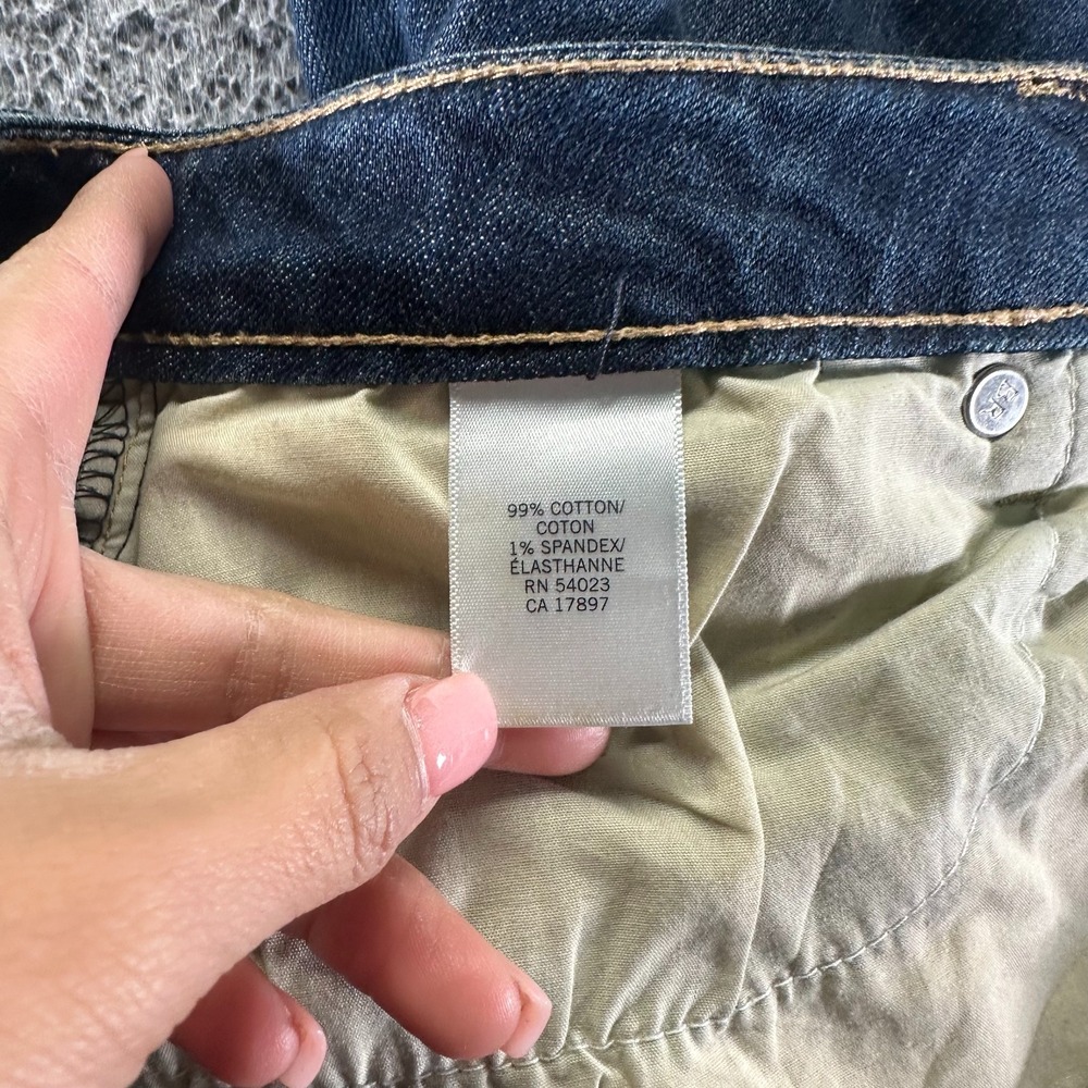 Banana Republic Jeans Womens 12 Blue Cotton Denim Bootcut Faded Stretch Workwear - Picture 5 of 11